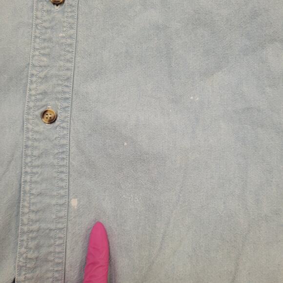 Vintage 90s Looney-Tunes Duffy-Duck Shirt M/L 22x29 Faded Blue - Picture 5 of 16